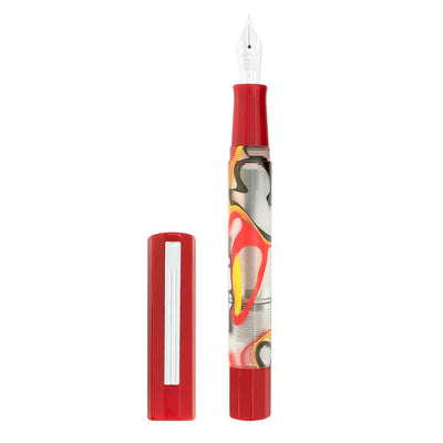 Opus 88 Flow Fountain Pen - Red 2