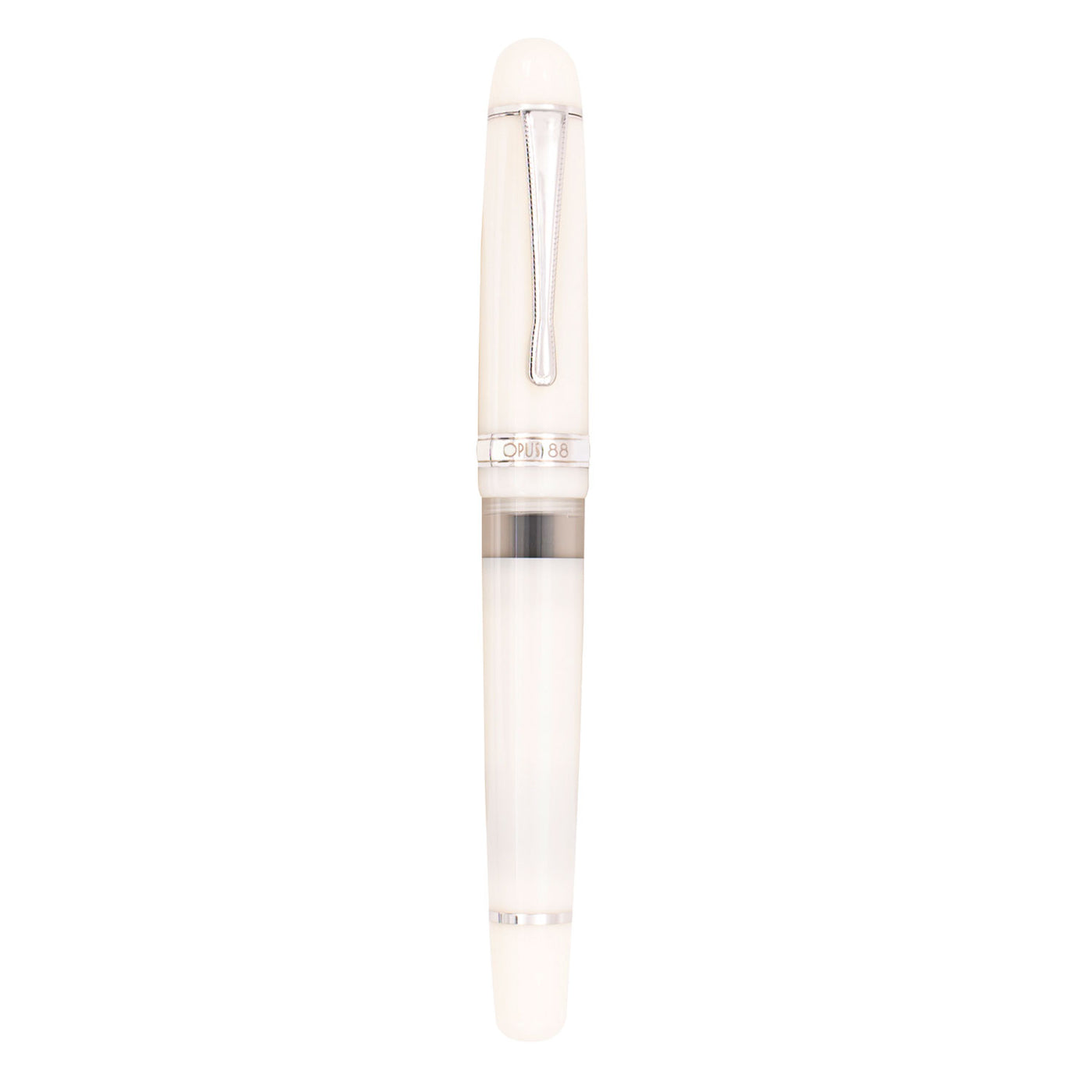 Opus 88 Jazz Fountain Pen - Solid White 3