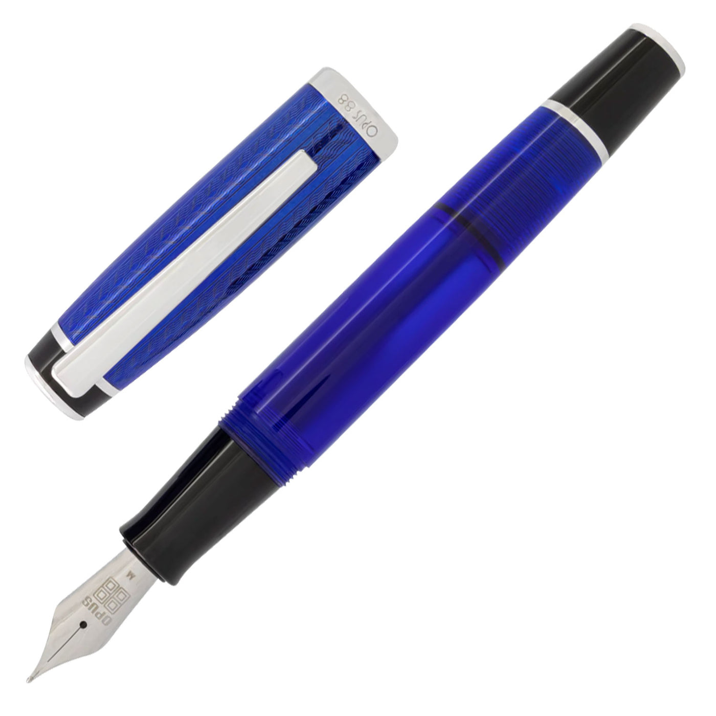 Opus 88 Opera Fountain Pen - Blue Arrow