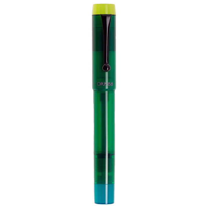 オーパス88 グリーンデモ2024限定　1.5スタブ　インクつき Shop Opus 88 Demo 2024 Green Fountain Pen | Opus 88 Pens | Makoba