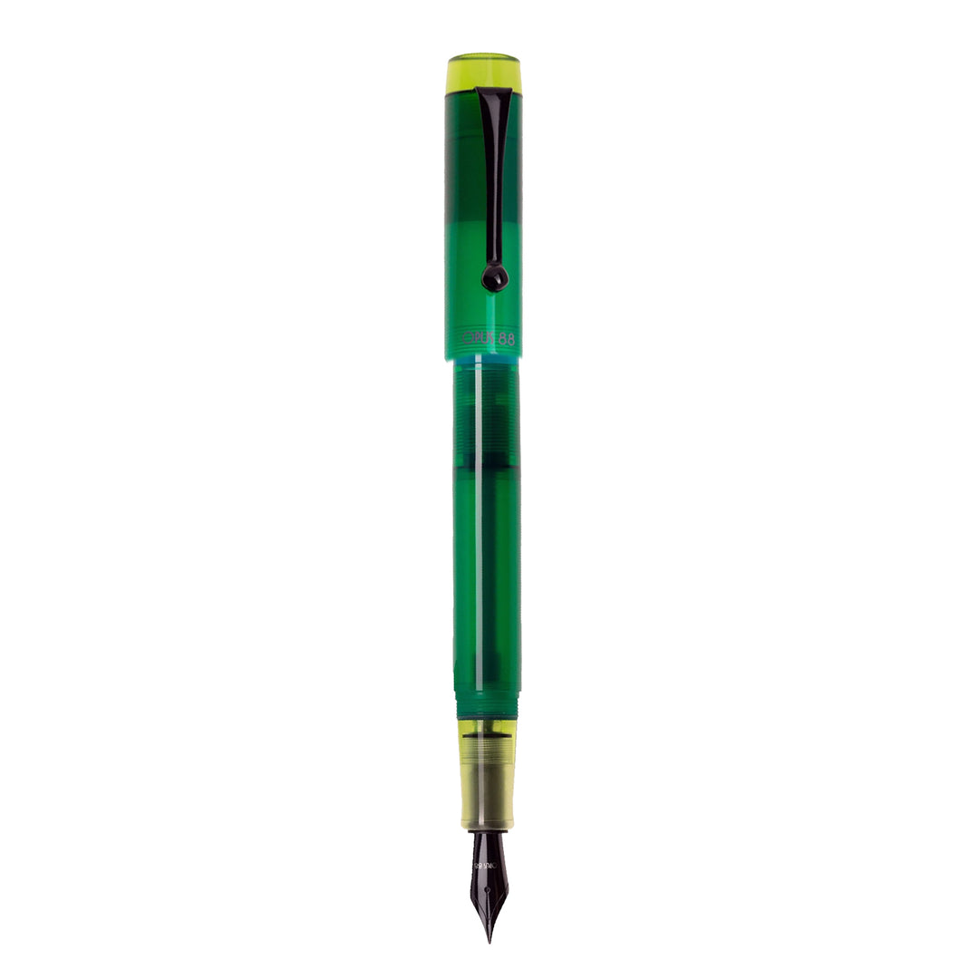 オーパス88 グリーンデモ2024限定　1.5スタブ　インクつき Shop Opus 88 Demo 2024 Green Fountain Pen | Opus 88 Pens | Makoba