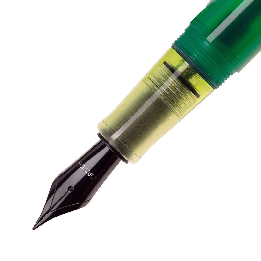 Shop Opus 88 Demo 2024 Green Fountain Pen | Opus 88 Pens | Makoba