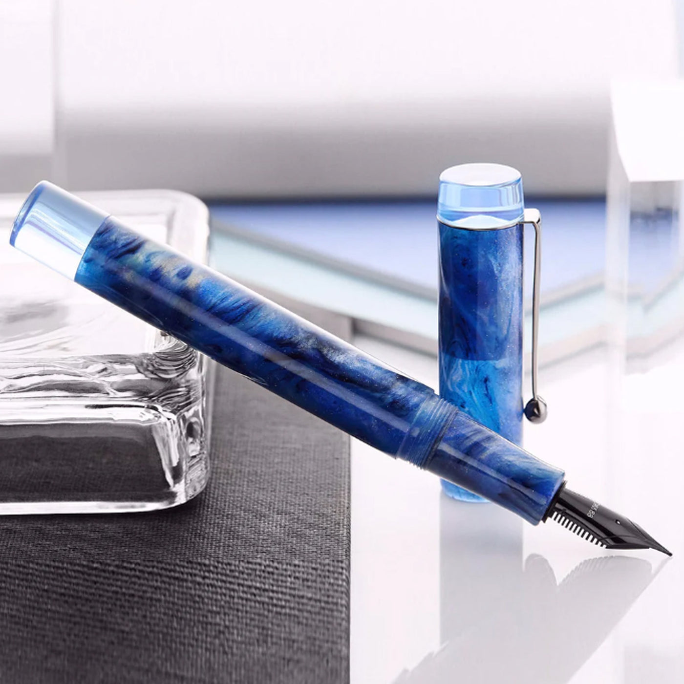 Opus 88 Demo Fountain Pen - Sapphire CT