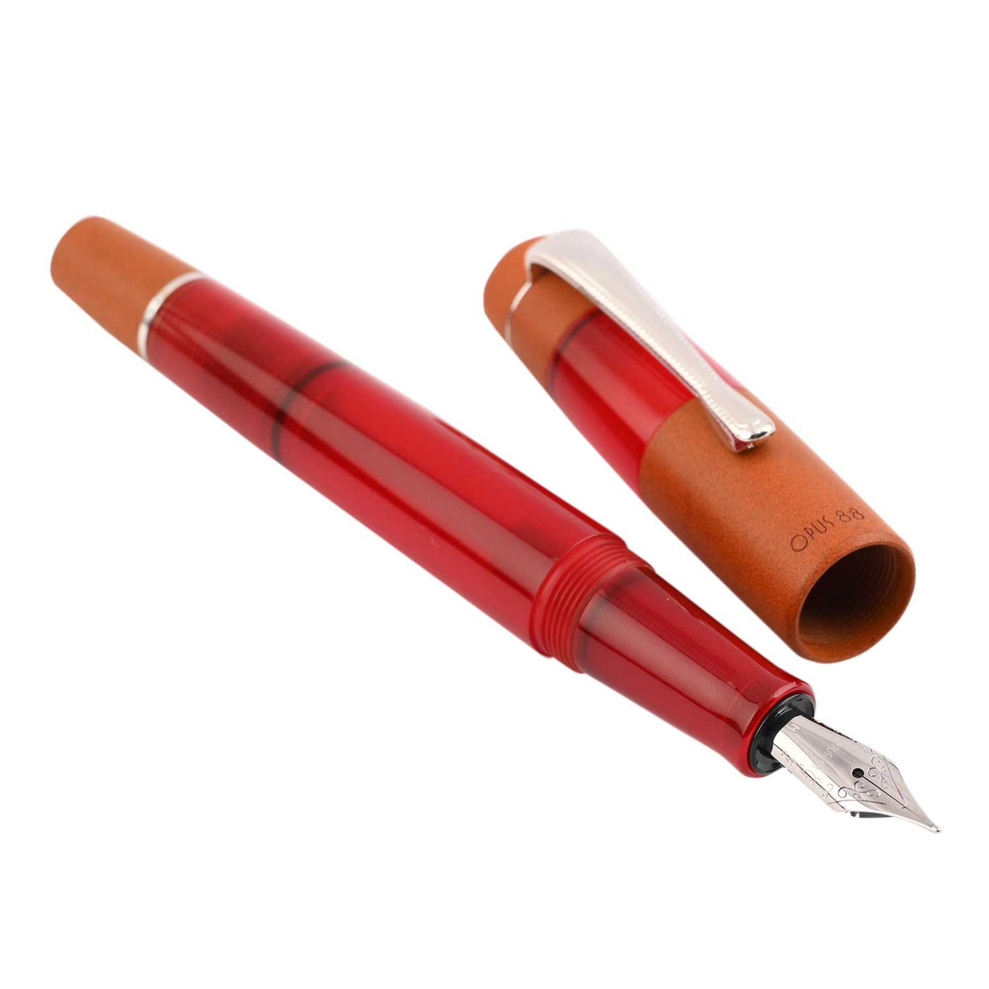 Opus 88 Koloro Fountain Pen - Red 2