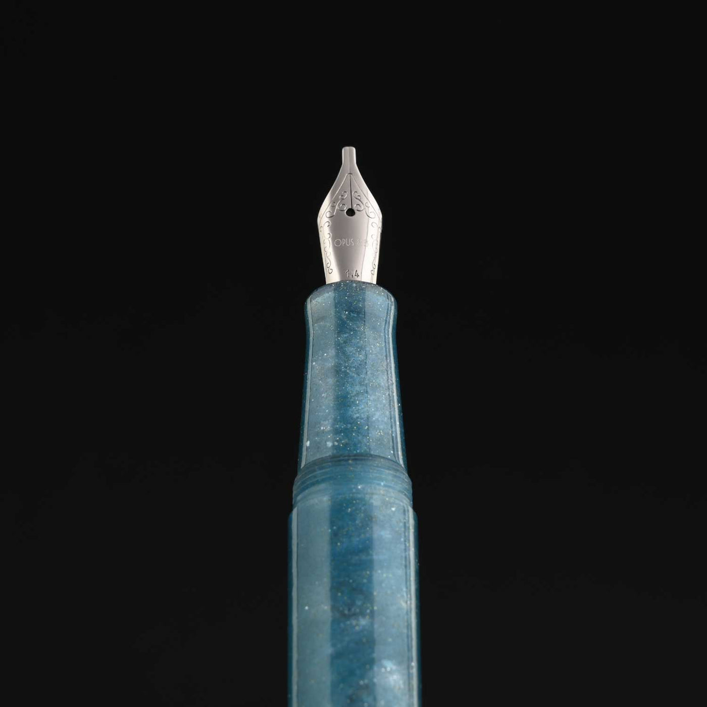 Opus 88 Koloro Fountain Pen - White & Blue 10