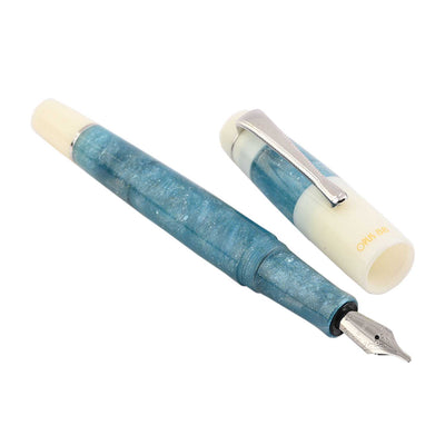 Opus 88 Koloro Fountain Pen - White & Blue 2