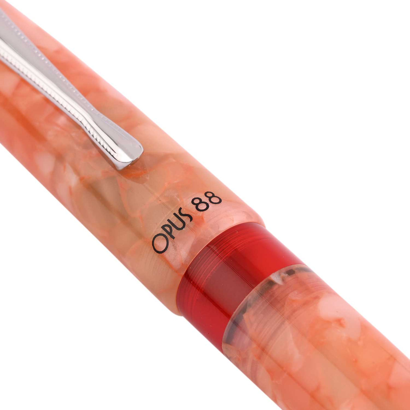 Opus 88 Minty Fountain Pen - Orange 5