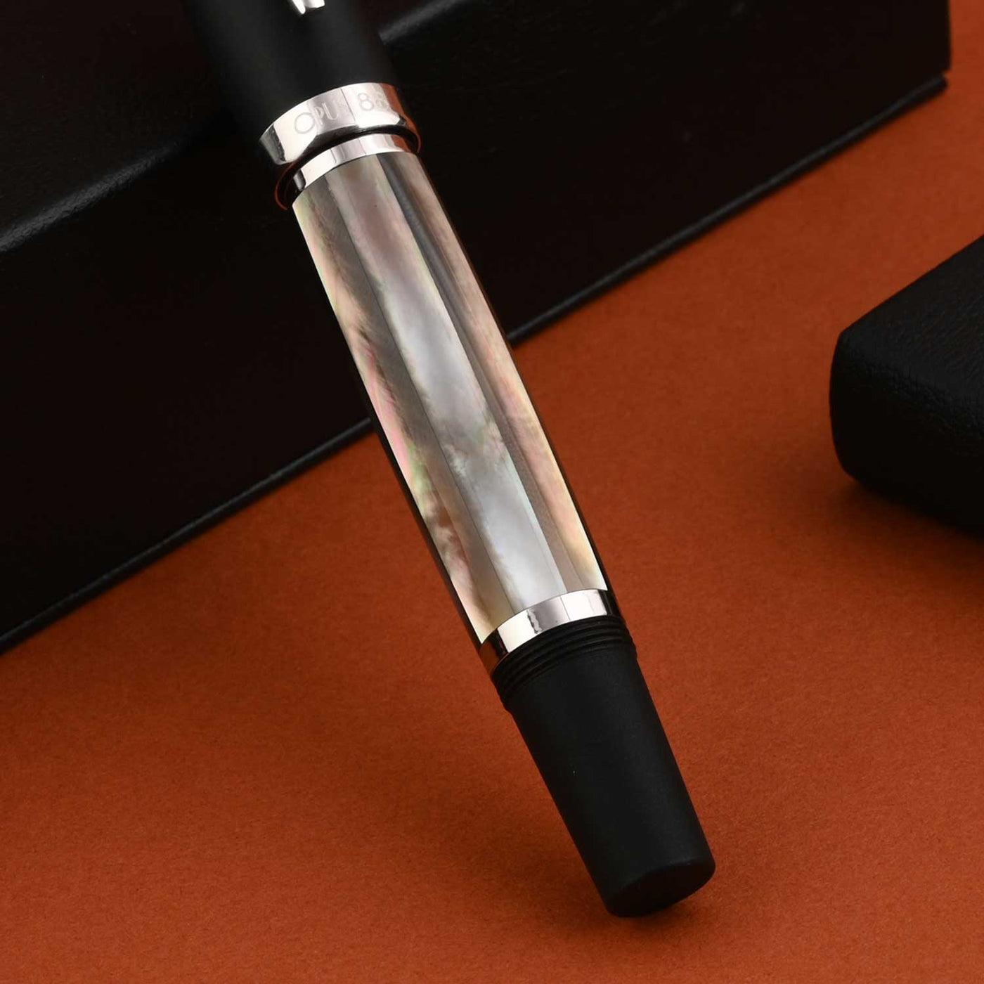 Opus 88 Shell Fountain Pen - Black Mother of Pearl 13