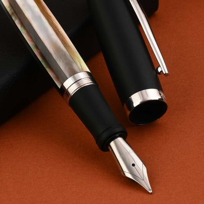 Opus 88 Shell Fountain Pen - Black Mother of Pearl 8