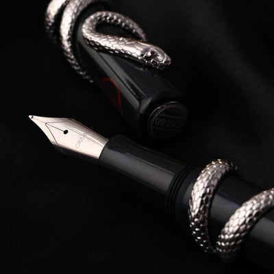 Opus 88 Zodiac Snake Fountain Pen - Black 9