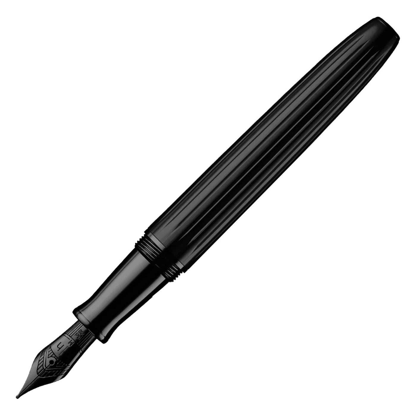 Otto Hutt Design 07 Fountain Pen - PVD Black 2