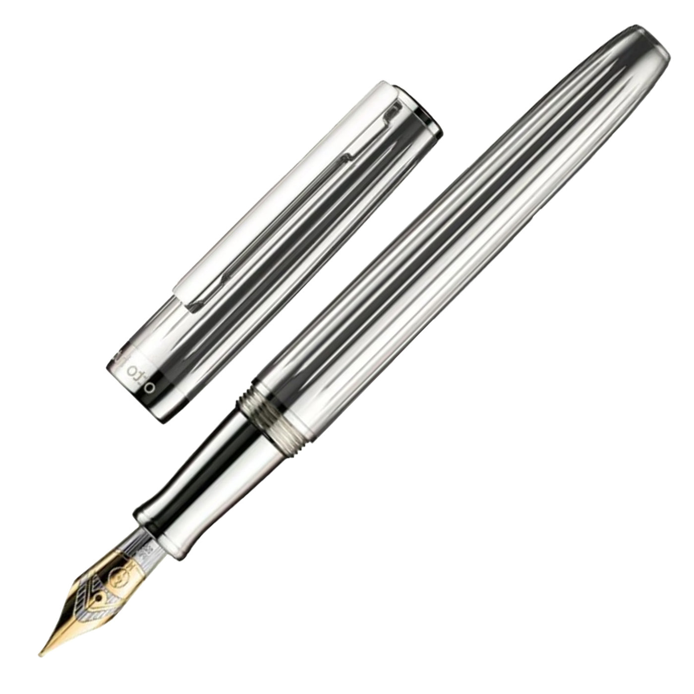 Otto Hutt Design 07 Fountain Pen - Sterling Silver 1