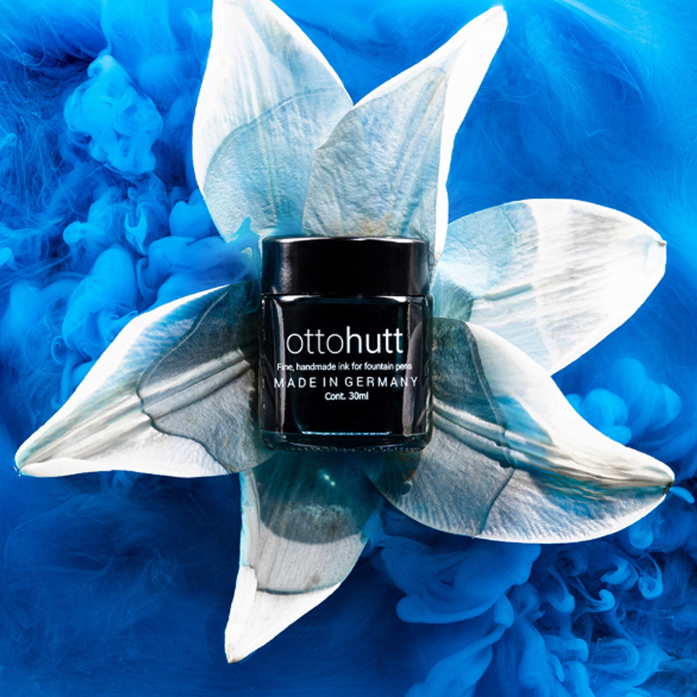 Otto Hutt Scented Blue Sky Lilies Ink Bottle, Blue - 30ml
