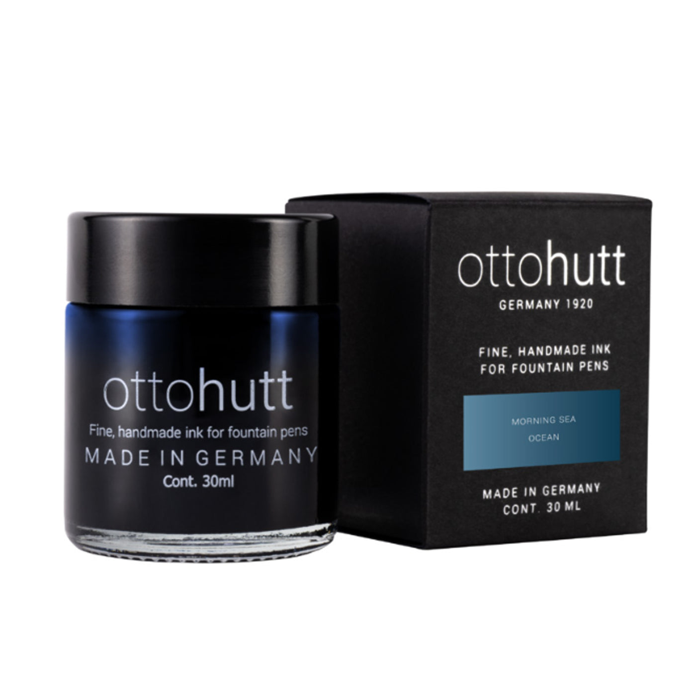 Otto Hutt Scented Morning Sea Ocean Ink Bottle, Dark Blue - 30ml