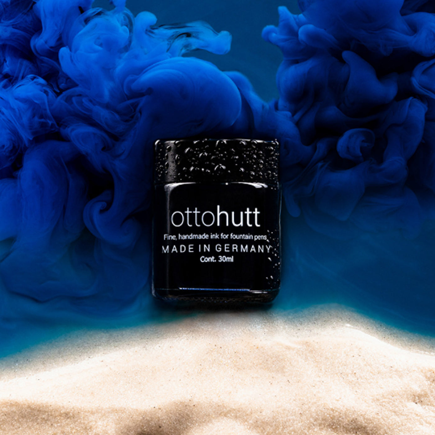Otto Hutt Scented Morning Sea Ocean Ink Bottle, Dark Blue - 30ml