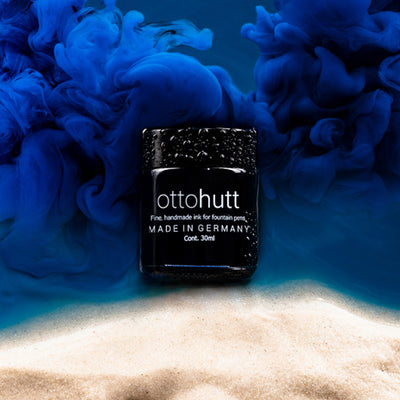 Otto Hutt Scented Morning Sea Ocean Ink Bottle, Dark Blue - 30ml