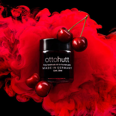 Otto Hutt Scented Roselle Wildcherry Ink Bottle, Red - 30ml