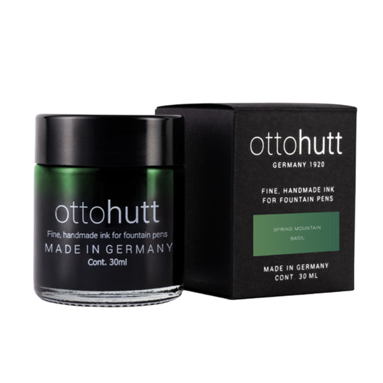 Otto Hutt Scented Spring Mountain Basil Ink Bottle, Green - 30ml