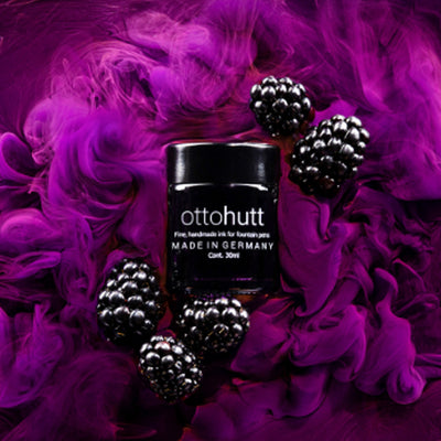 Otto Hutt Scented Twilight Blackberry Ink Bottle, Purple - 30ml