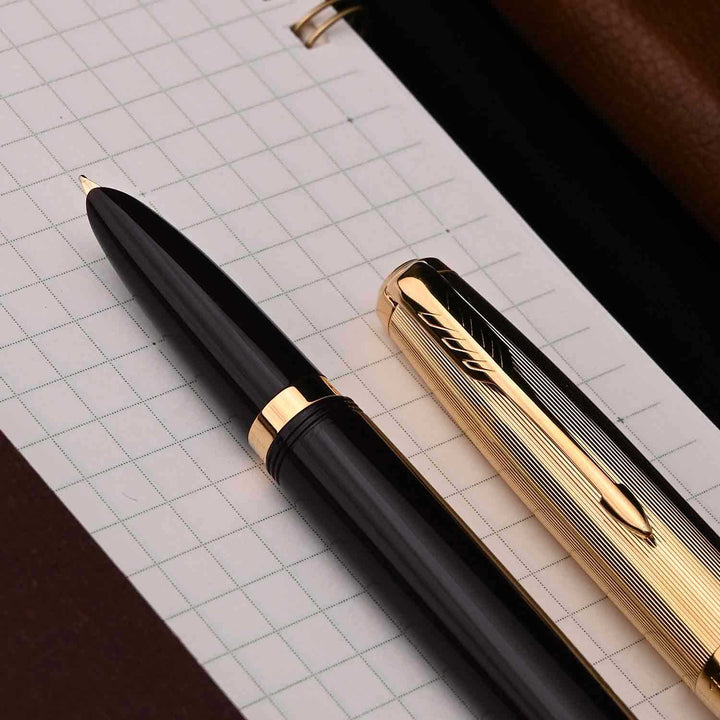 Parker 51 Deluxe Black GT Fountain Pen | Buy Online at Makoba | Parker