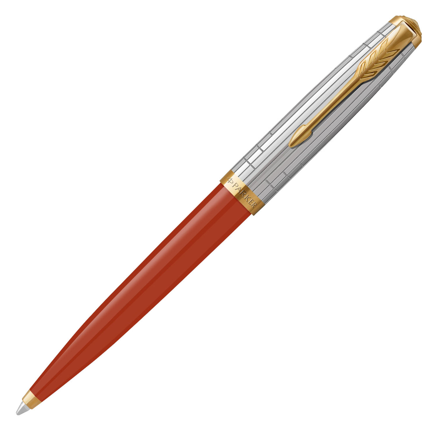 Parker 51 Premium Ball Pen - Rage Red GT 11