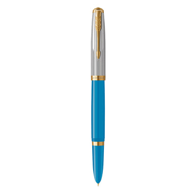 Parker 51 Premium Fountain Pen - Turquoise GT 6