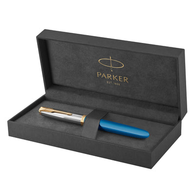 Parker 51 Premium Fountain Pen - Turquoise GT 11