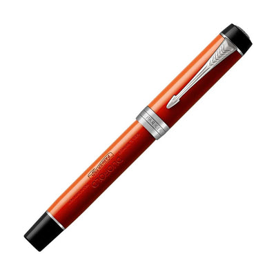 Parker Duofold Centennial Fountain Pen, Red - 18K Gold Nib 4
