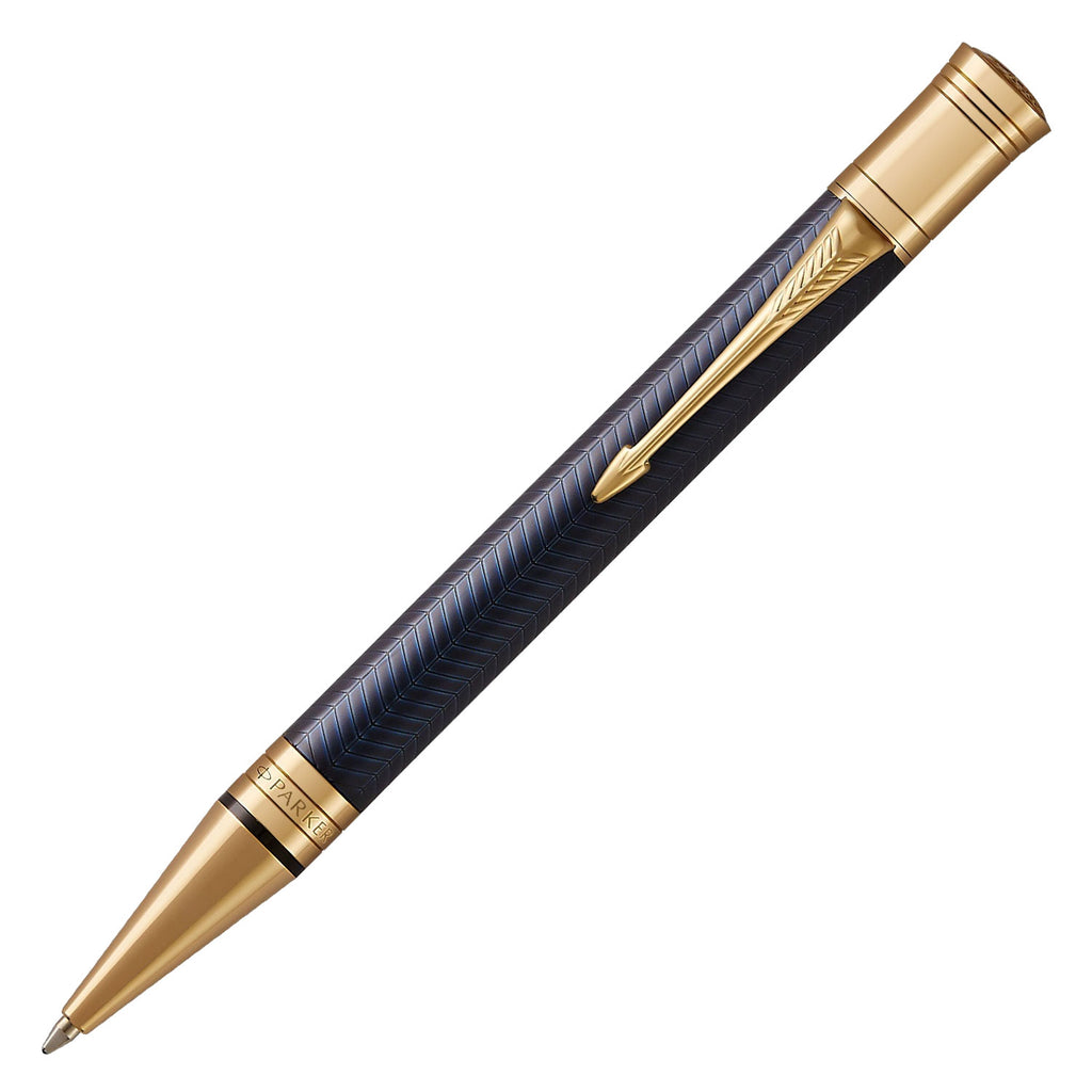 Parker Duofold Prestige Blue Chevron GT Ball Pen | Buy Online
