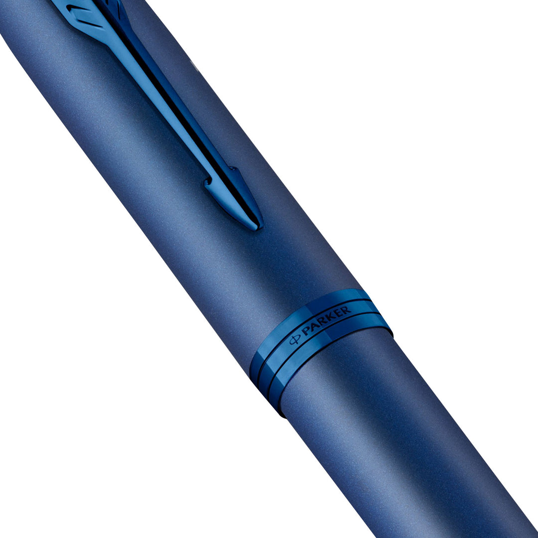 Parker IM Monochrome Blue PVD Roller Ball Pen | Shop Online