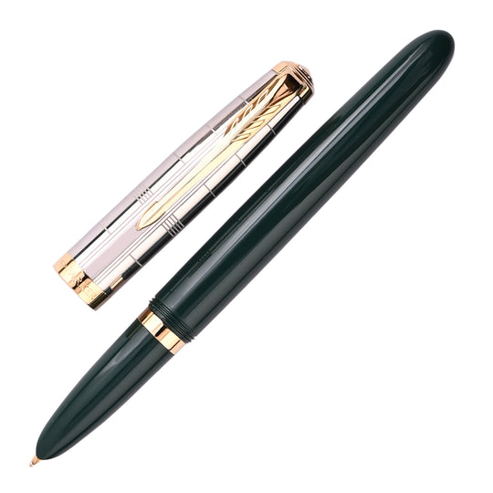 Parker 51 Premium Fountain Pen - Forest Green GT