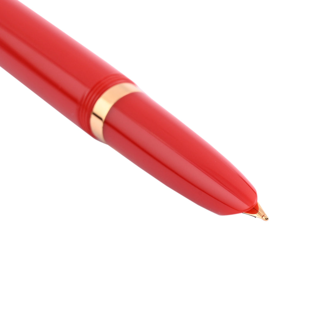 thumbnail image 2 of Parker 51 Modern Heritage Fountain Pen - Rage Red GT With Gold Trim Fine Nib 2 of 14