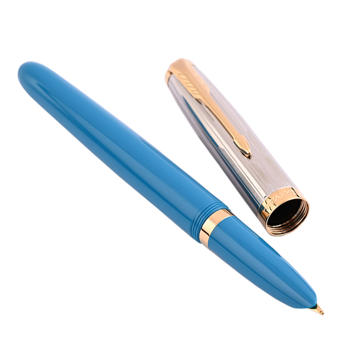 Parker 51 Premium Fountain Pen - Turquoise GT 4