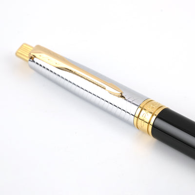 Parker Aster Ball Pen - Contemporary Black & Chrome GT 2