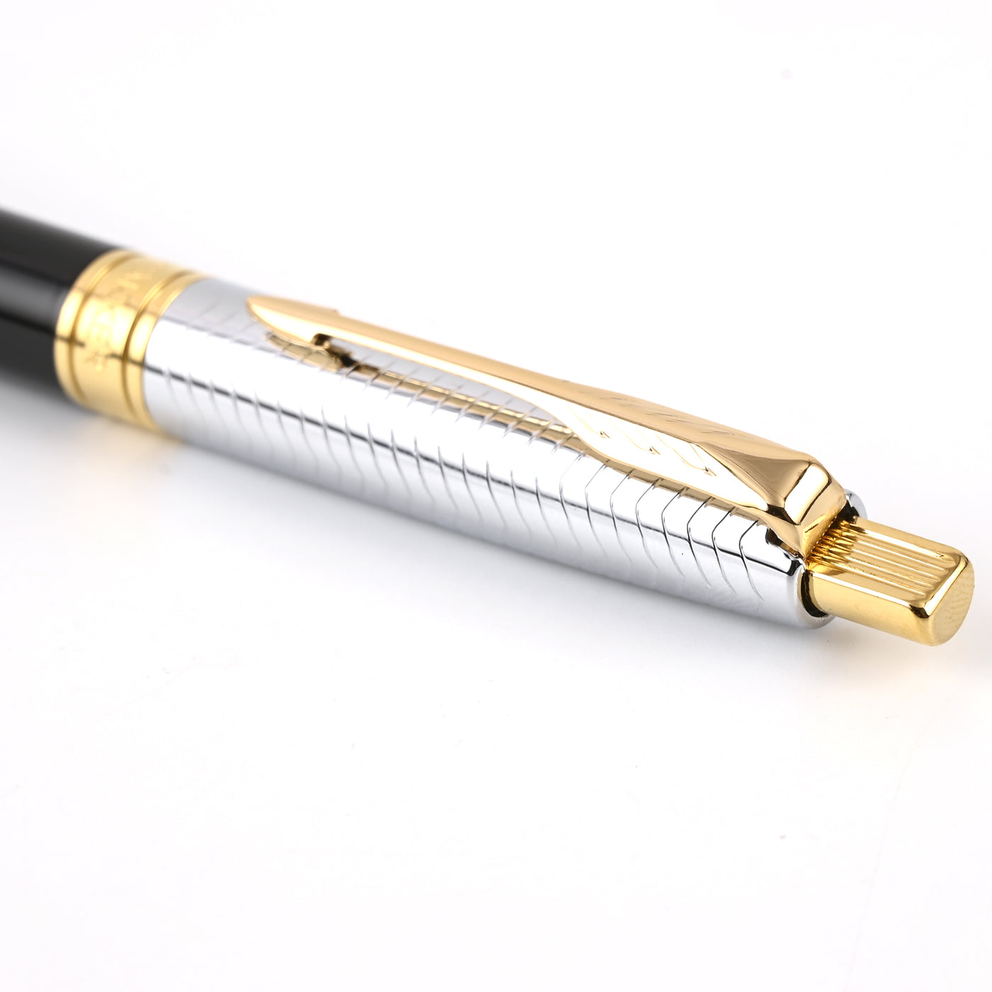 Parker Aster Ball Pen - Contemporary Black & Chrome GT 3