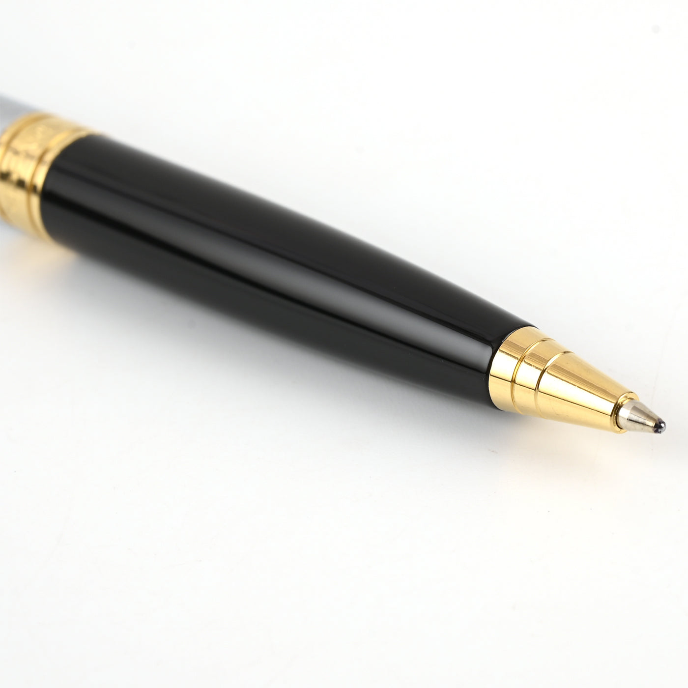 Parker Aster Ball Pen - Contemporary Black & Chrome GT 4