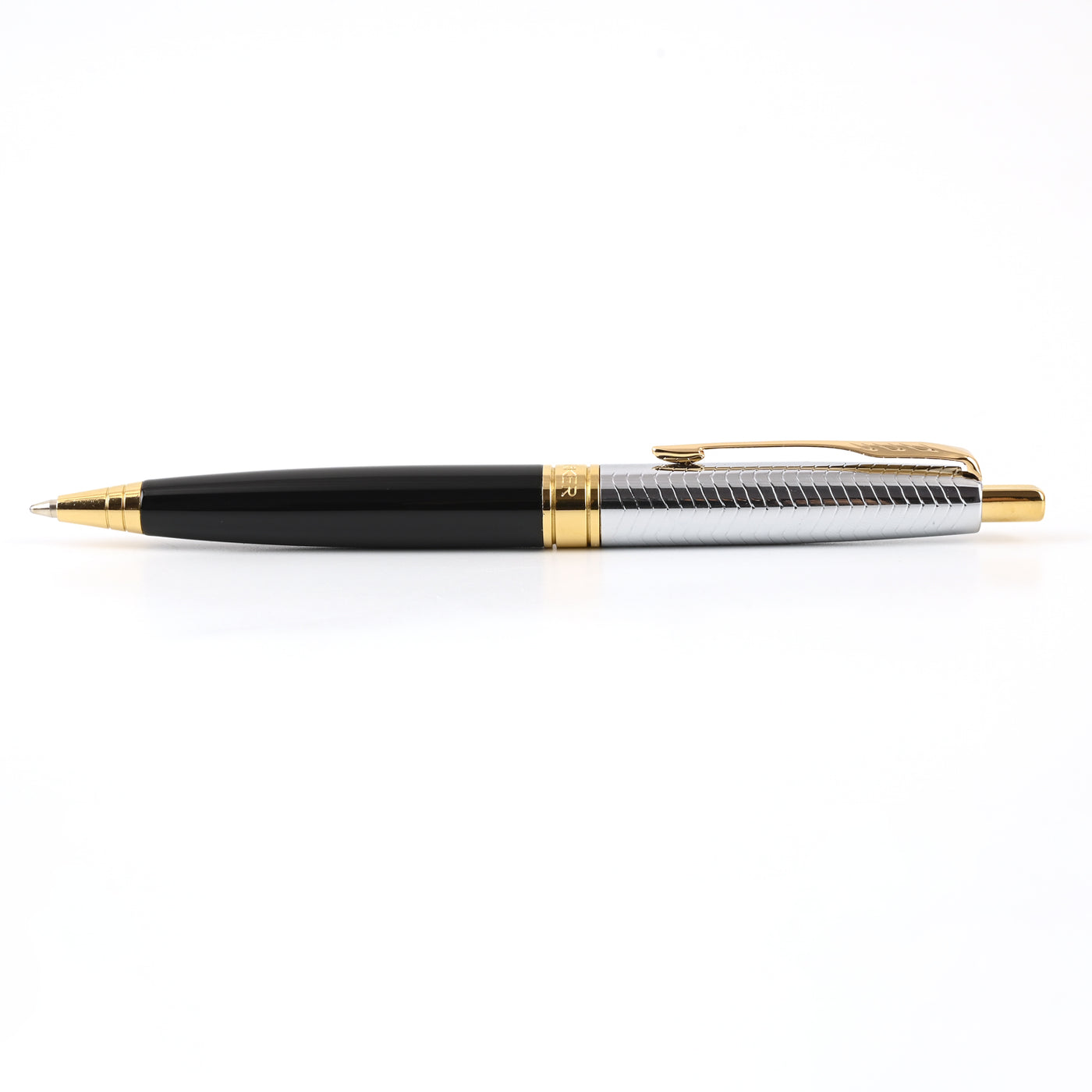 Parker Aster Ball Pen - Contemporary Black & Chrome GT 5