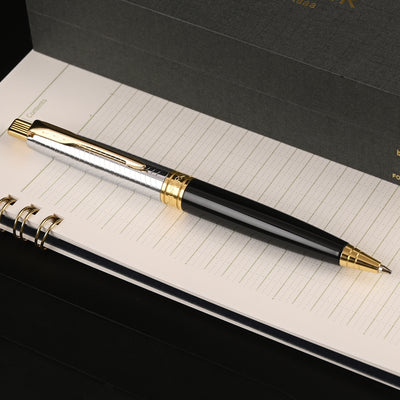 Parker Aster Ball Pen - Contemporary Black & Chrome GT 7