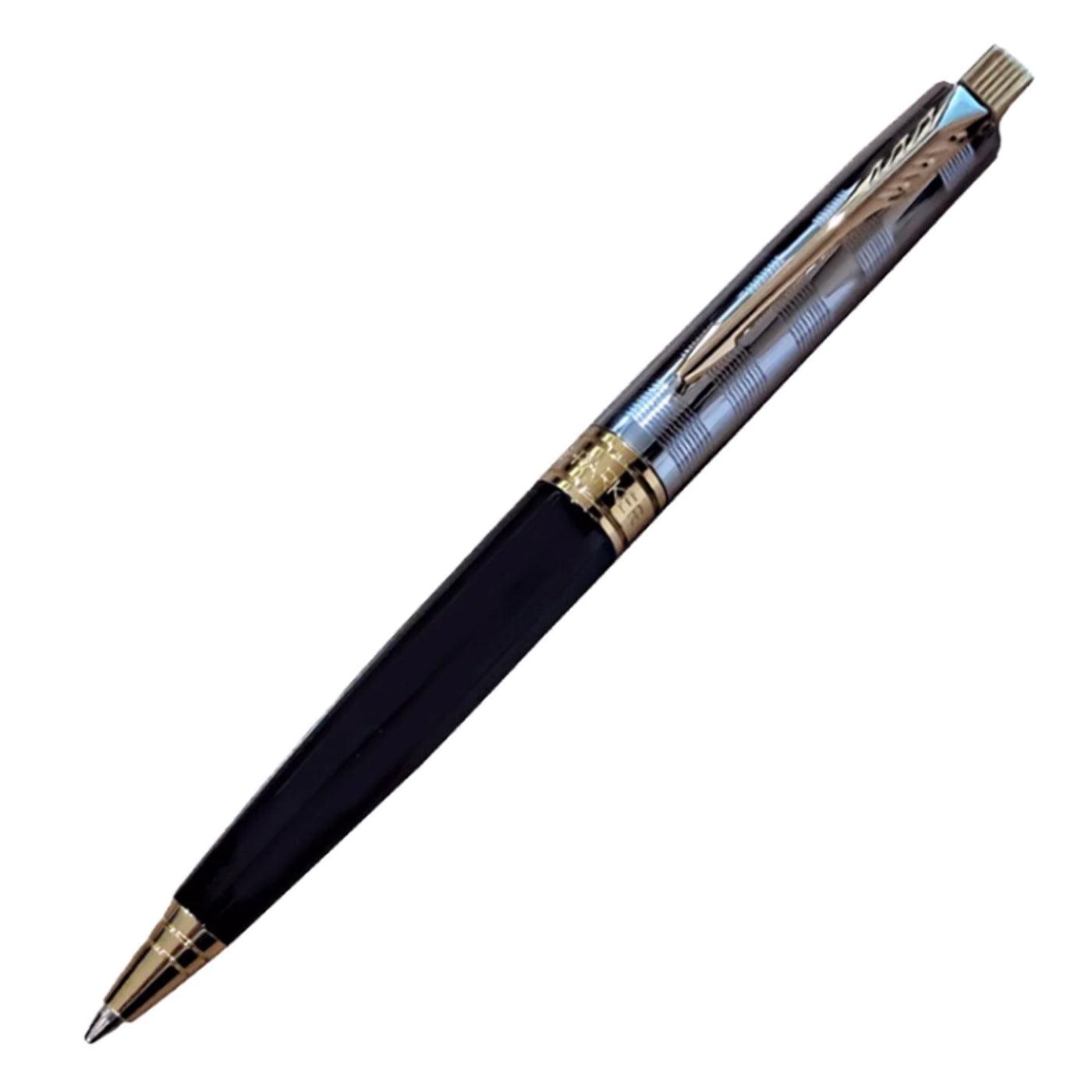 Parker Aster Ball Pen - Deluxe Black & Chrome GT