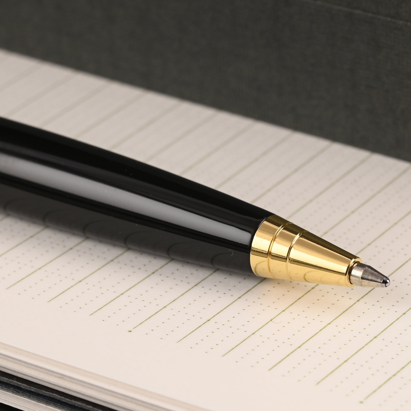 Parker Aster Ball Pen - Deluxe Black & Chrome GT 8