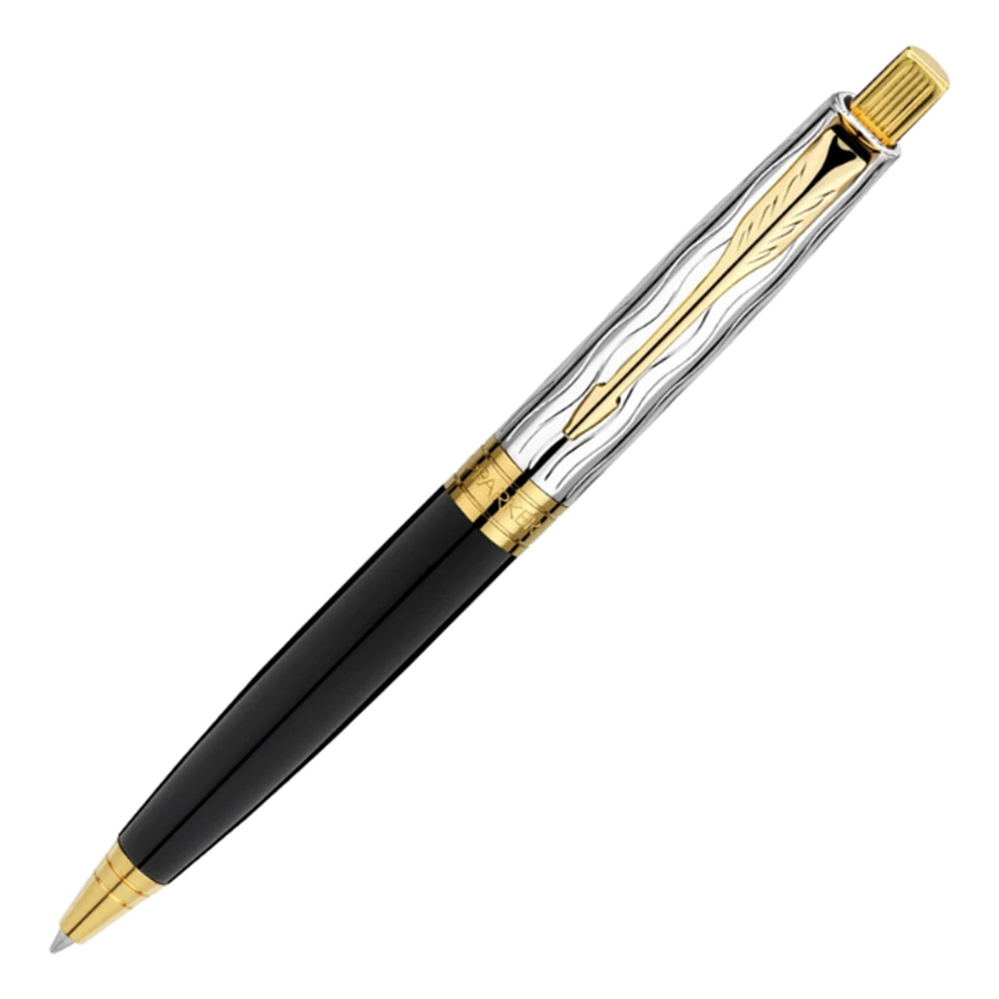 Parker Aster Ball Pen - Essential Black & Chrome GT