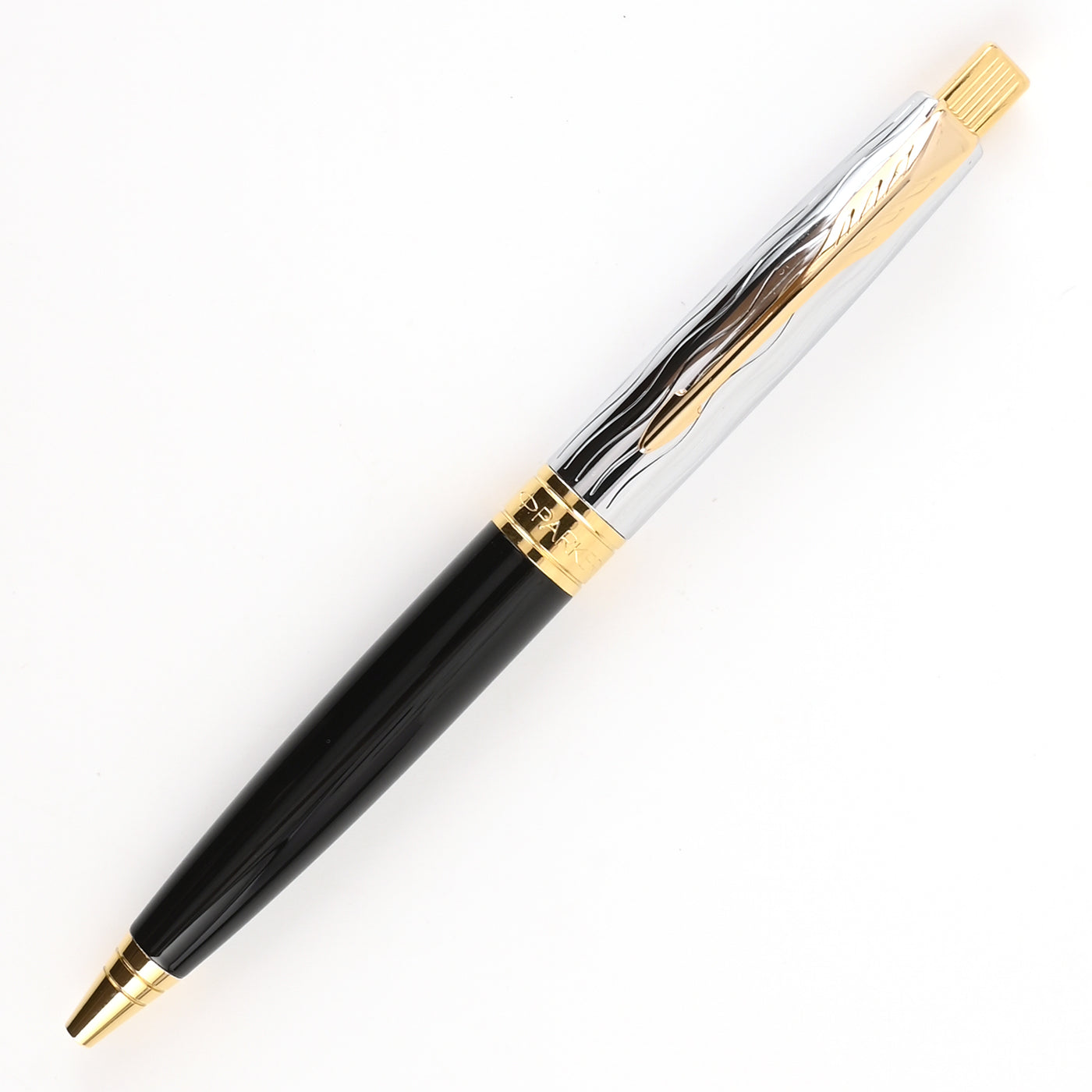 Parker Aster Ball Pen - Essential Black & Chrome GT 1