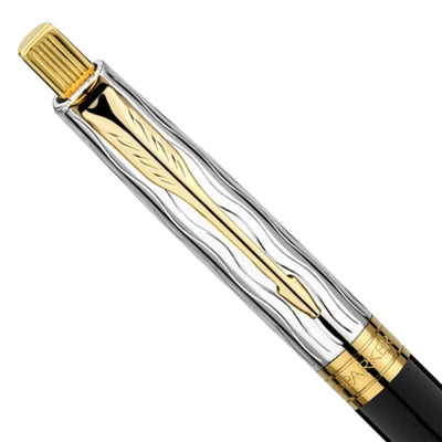 Parker Aster Ball Pen - Essential Black & Chrome GT