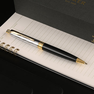 Parker Aster Ball Pen - Essential Black & Chrome GT 6