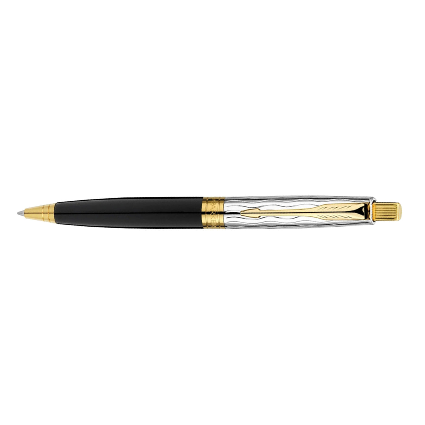 Parker Aster Ball Pen - Essential Black & Chrome GT