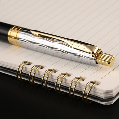 Parker Aster Ball Pen - Essential Black & Chrome GT 9