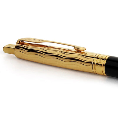Parker Aster Ball Pen - Essential Black & Gold GT