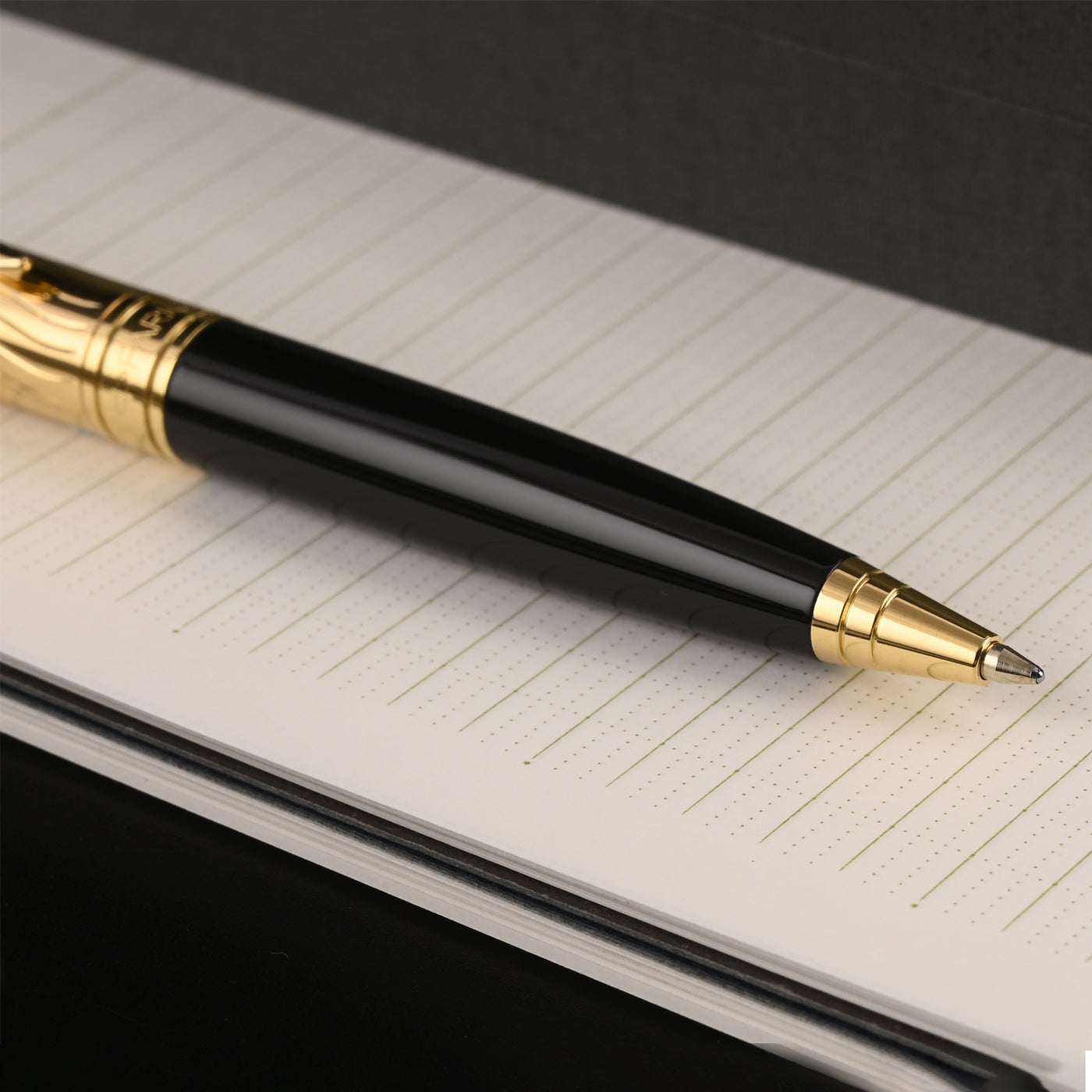 Parker Aster Ball Pen - Essential Black & Gold GT 7