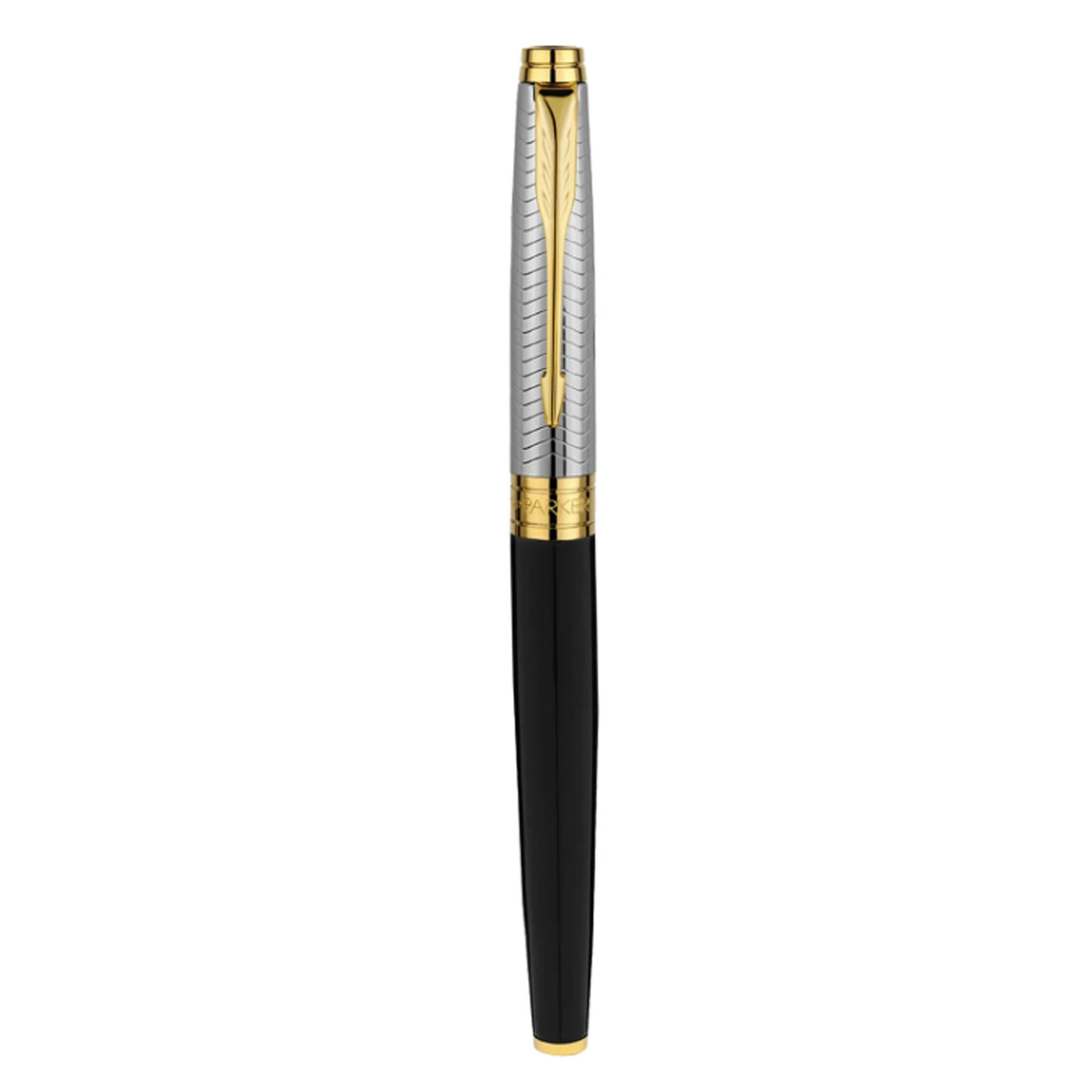 Parker Aster Fountain Pen - Contemporary Black & Chrome GT