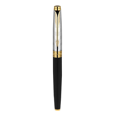Parker Aster Fountain Pen - Deluxe Black & Chrome GT